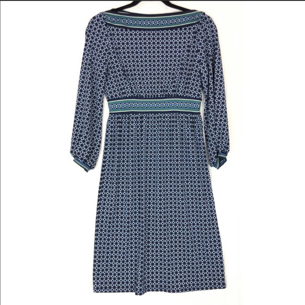 Max Studio Boatneck Bishop Sleeve Dress